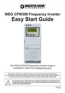 WEG CFW300 Easy Start Guide